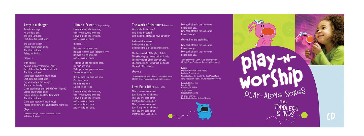 Play-n-Worship: Play-Along Bible Stories for Toddlers & Twos
