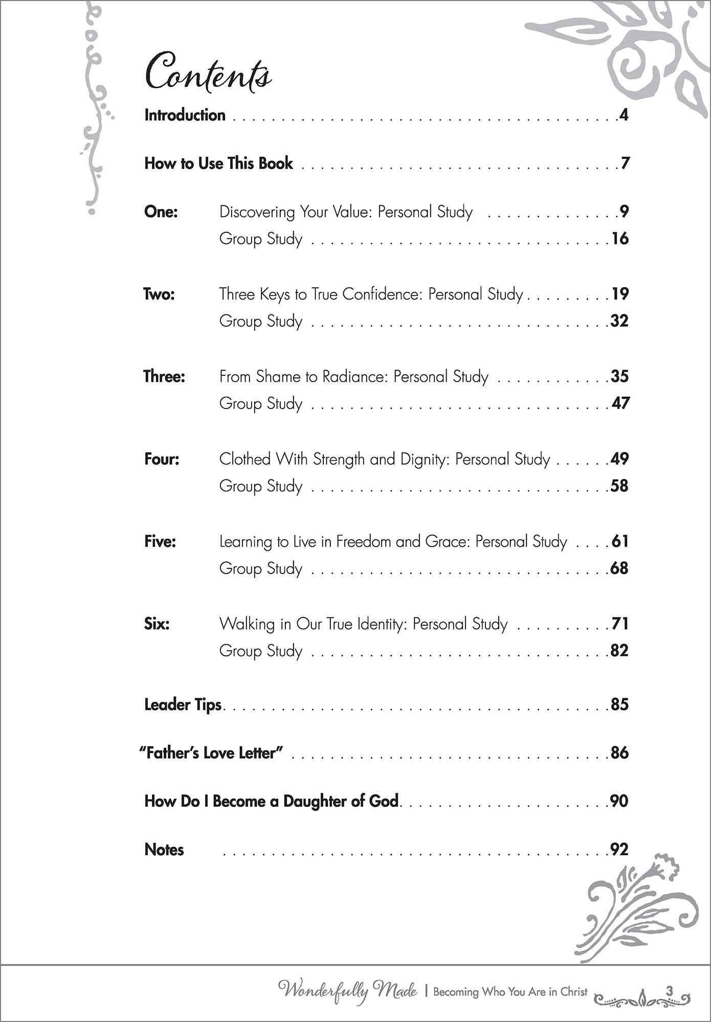 Wonderfully Made: Becoming Who You Are in Christ: 6 Bible Study Sessions for Personal or Small-Group Study