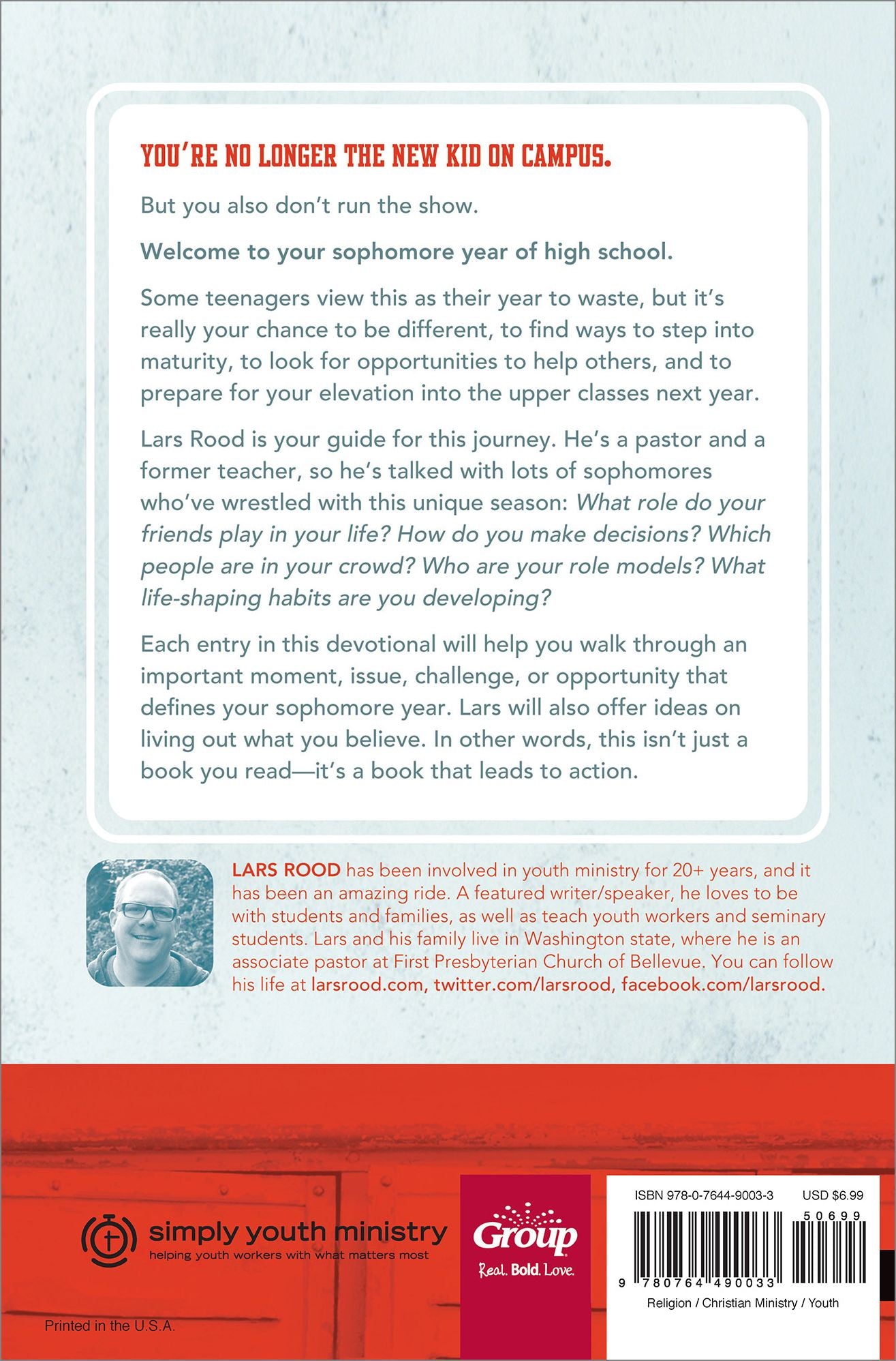 Sophomore: Stepping Into Maturity: A 30-Day Devotional for Sophomores