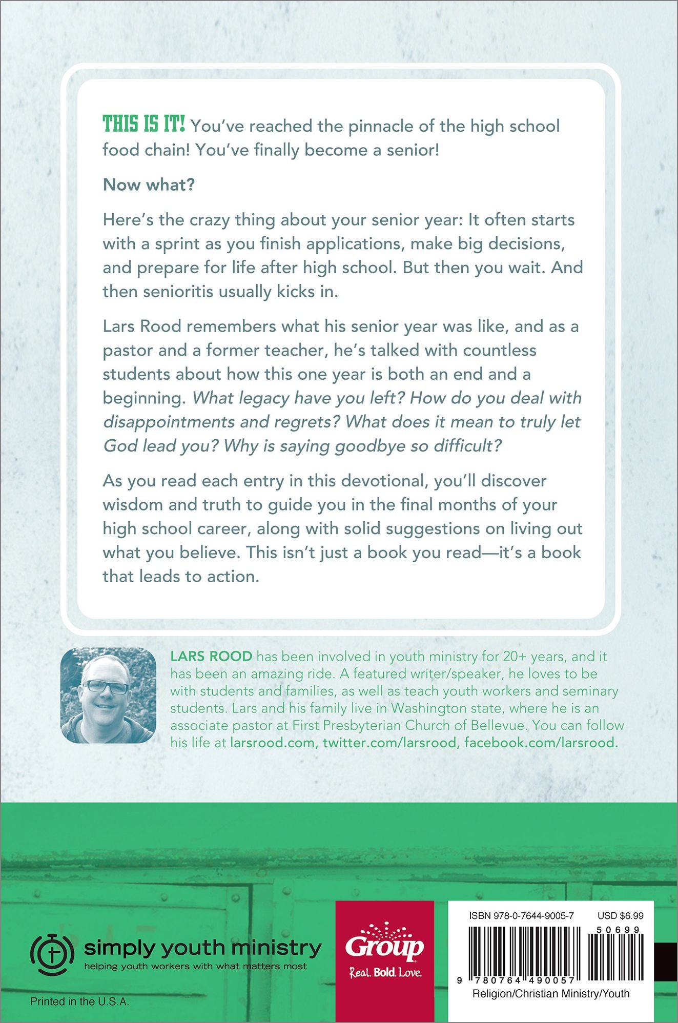 Senior: Preparing for the Future: A 30-Day Devotional for Seniors