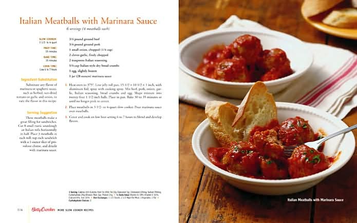 Betty Crocker More Slow Cooker Recipes