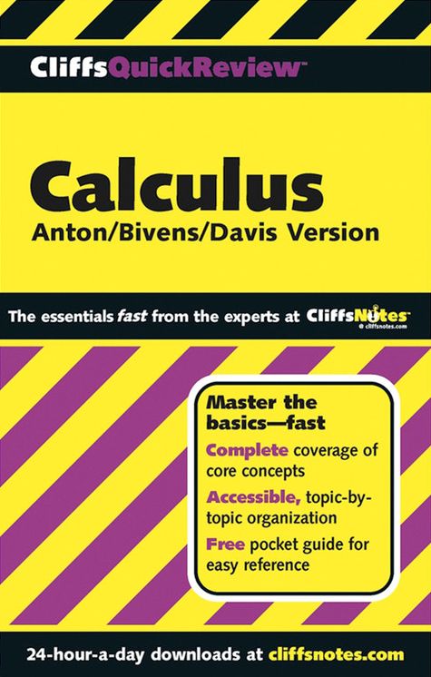CliffsQuickReview Anton's Calculus