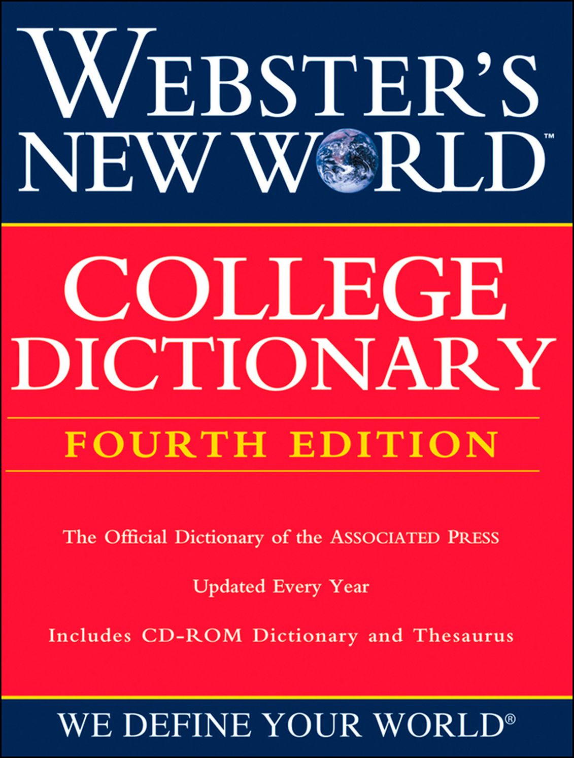 Webster's New World College Dictionary, 4th Edition (Thumb-Indexed and includes CD-ROM Dictionary and Thesaurus)