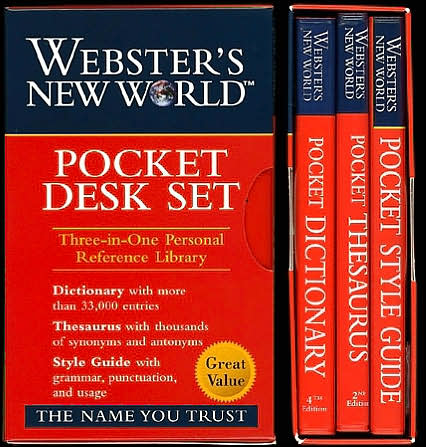 WNW Dictionary, Thesaurus, Style Guide Pocket DeskSet