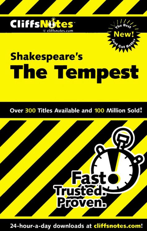 CliffsNotes on Shakespeare's The Tempest