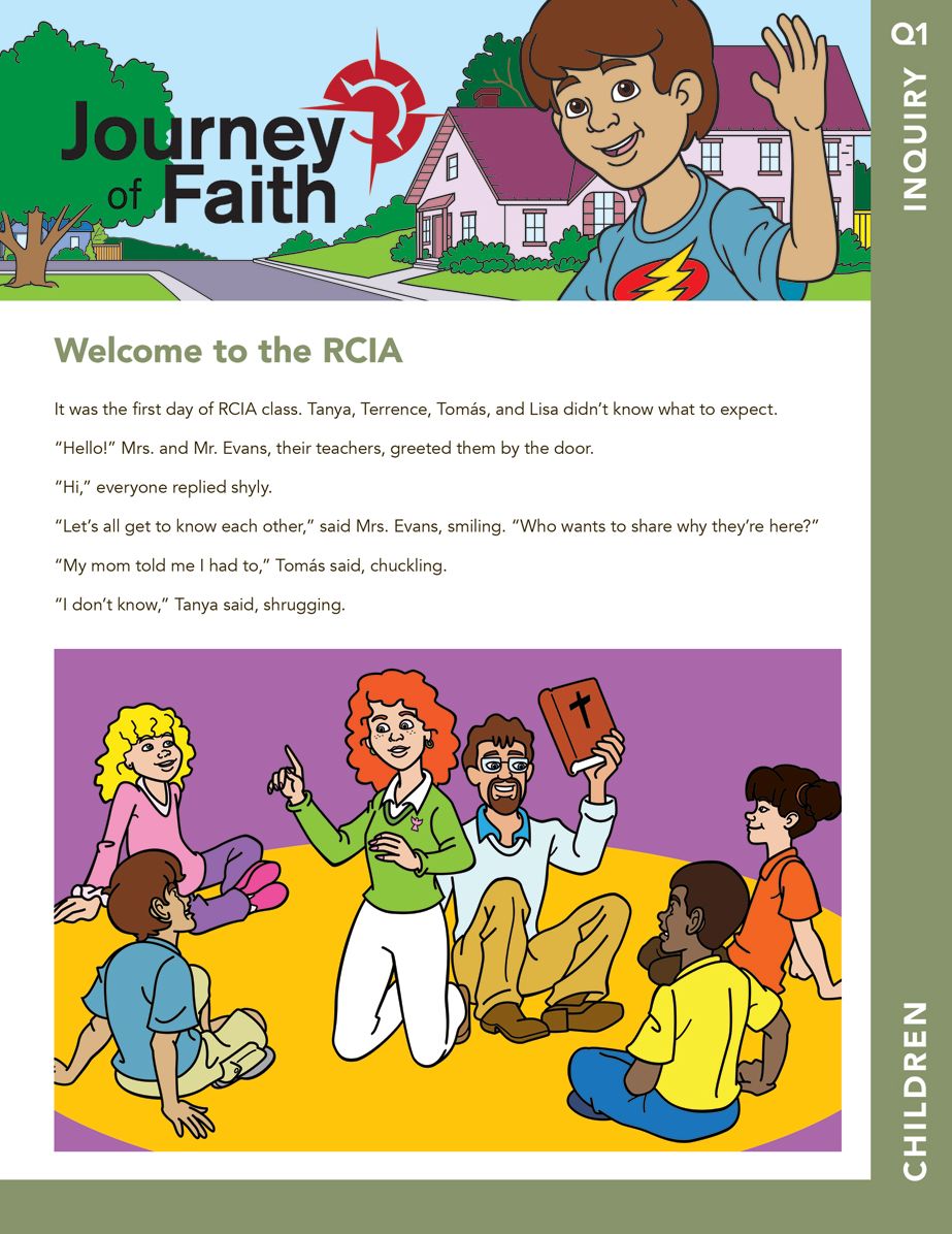 Journey of Faith for Children, Inquiry: Lessions