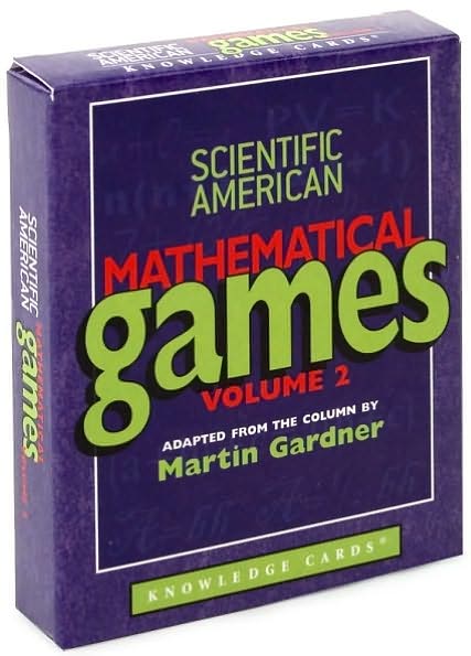 Scientific American Mathematical Games Knowledge Cards Volume 2