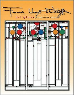 Frank Lloyd Wright: Art Glass Coloring Book