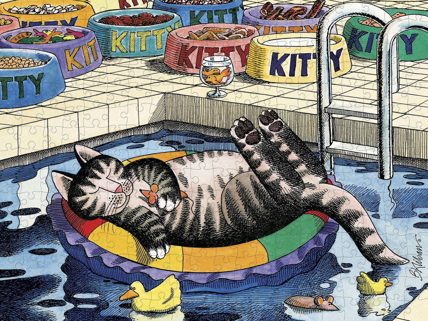Poolcat Jigsaw Puzzle
