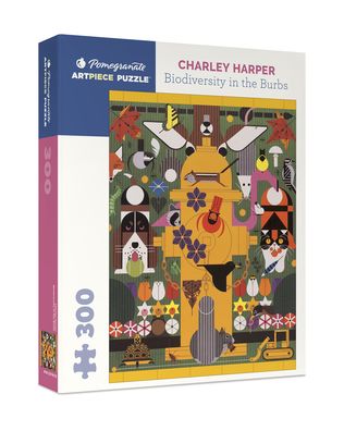 Charley Harper - Biodiversity in the Burbs: 300 Piece Puzzle