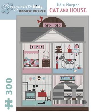 Edie Harper - Cat and House : 300 Piece Puzzle