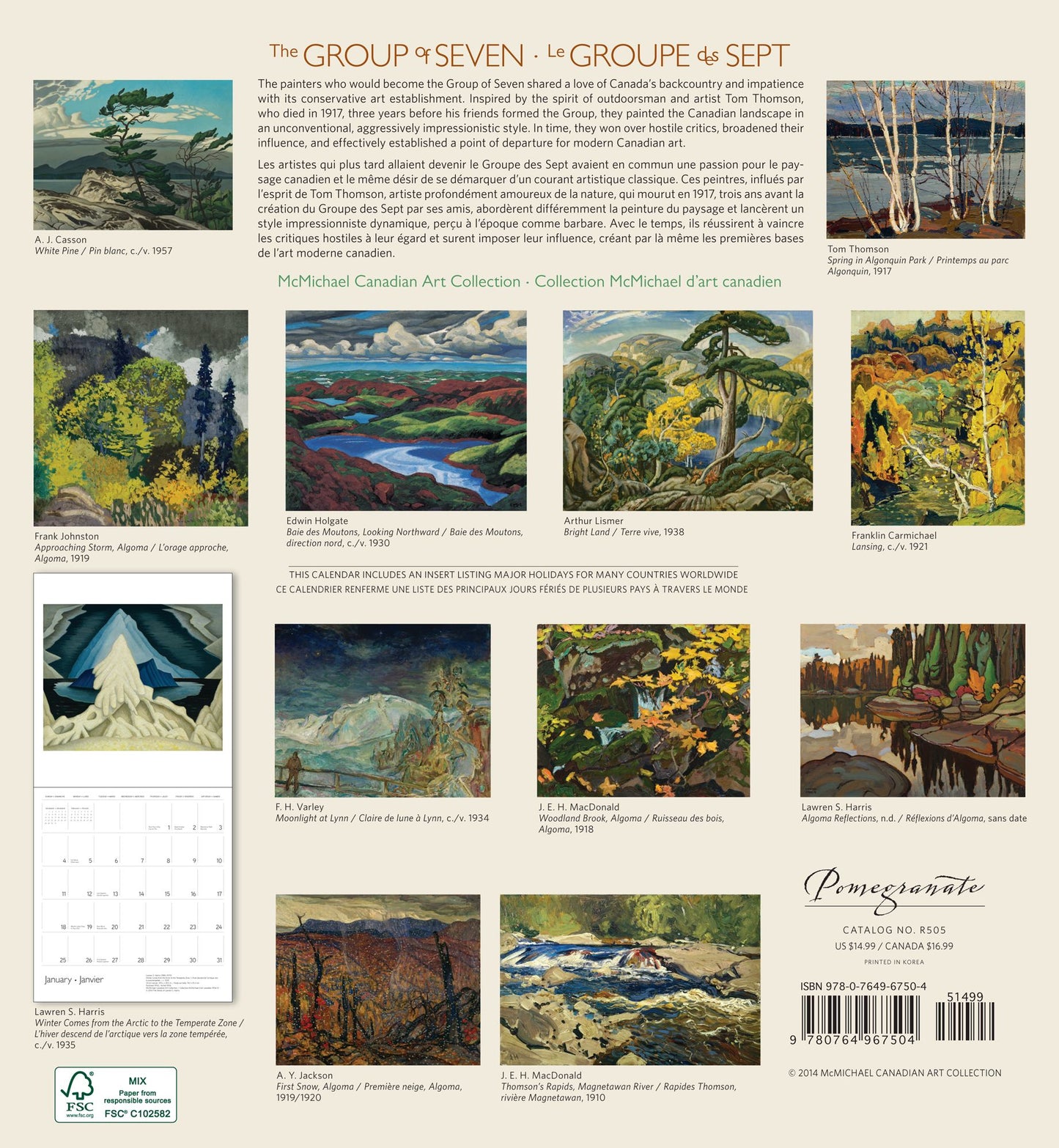 The Group of Seven 2015 Calendar