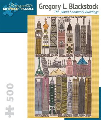 The World Landmark Buildings 500-Piece Jigsaw Puzzle