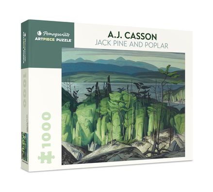 A.j. Casson: Jack Pine and Poplar 1,000-piece Jigsaw Puzzle