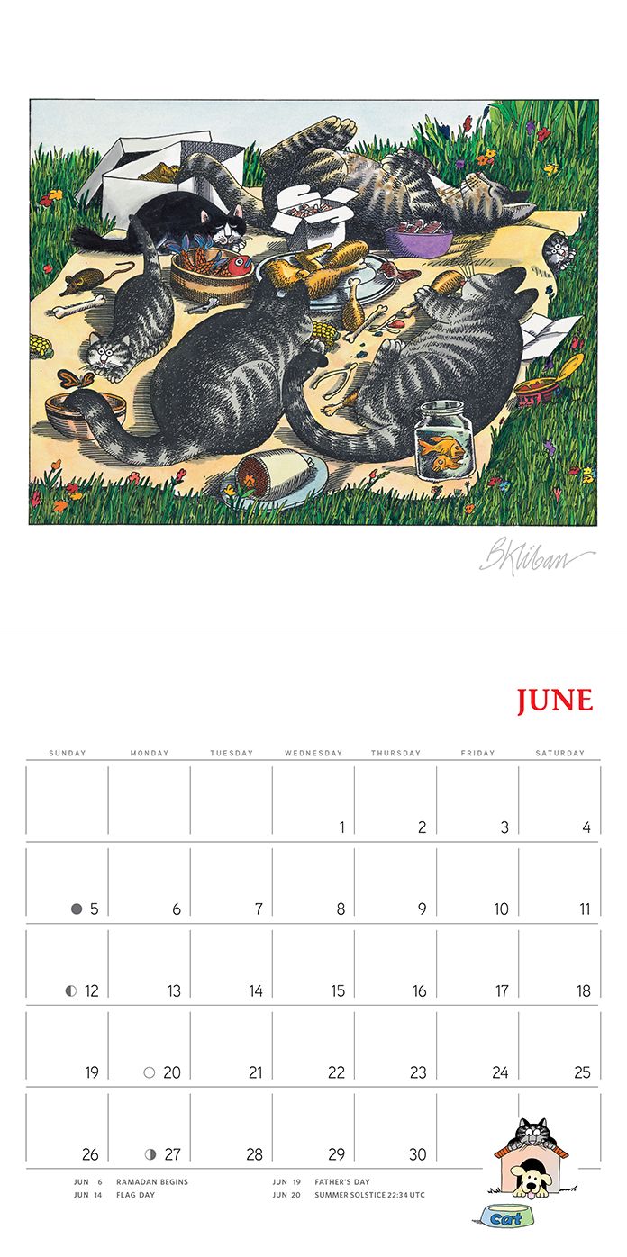 2016 Kliban Catcalendar Mini Wall Calendar