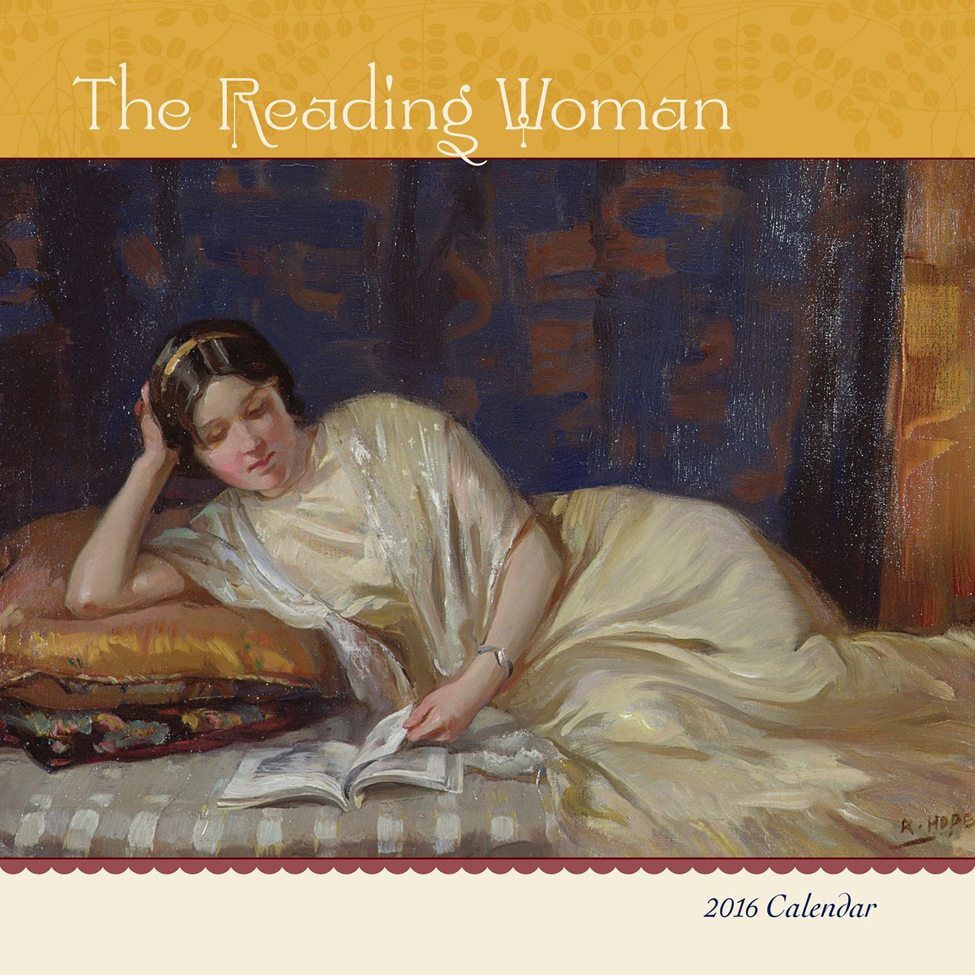 2016 The Reading Woman Mini Wall Calendar