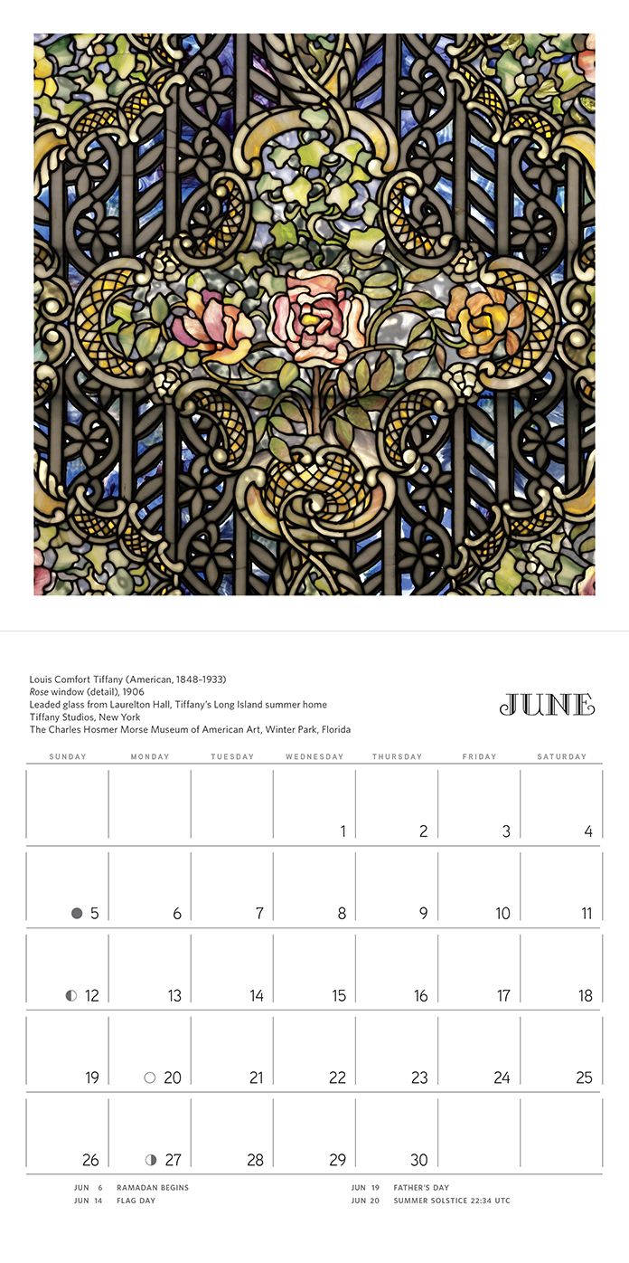 2016 Tiffany Mini Wall Calendar