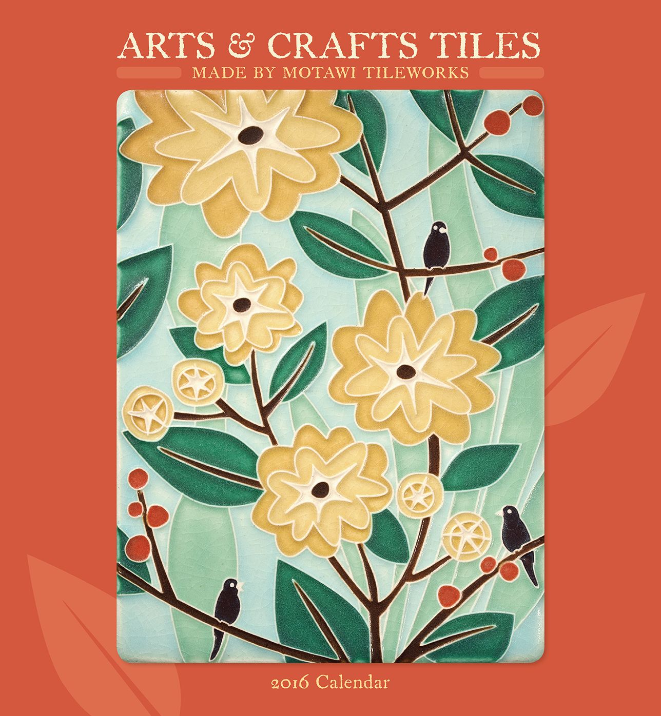 2016 Arts and Crafts Tiles Wall Calendar