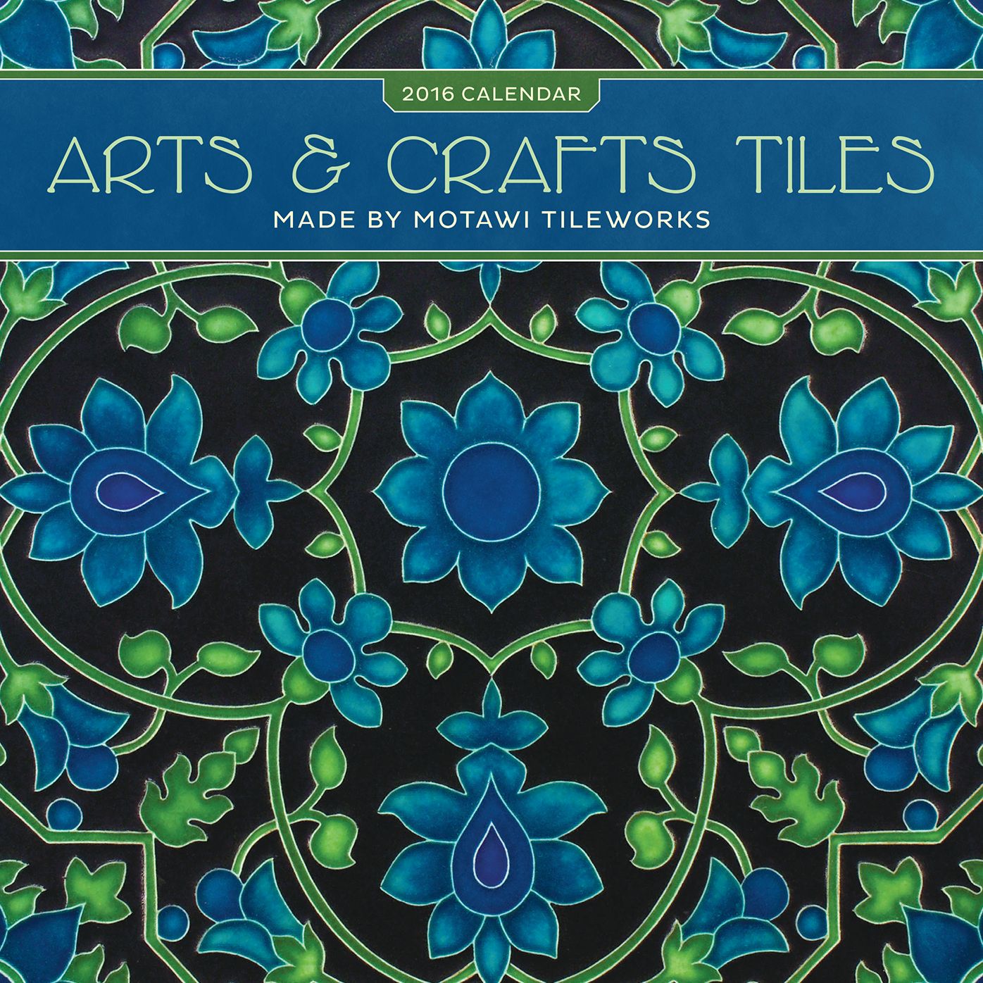 2016 Arts And Crafts Tiles Mini Wall Calendar