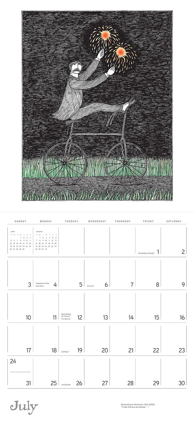 2016 Edward Gorey Wall Calendar