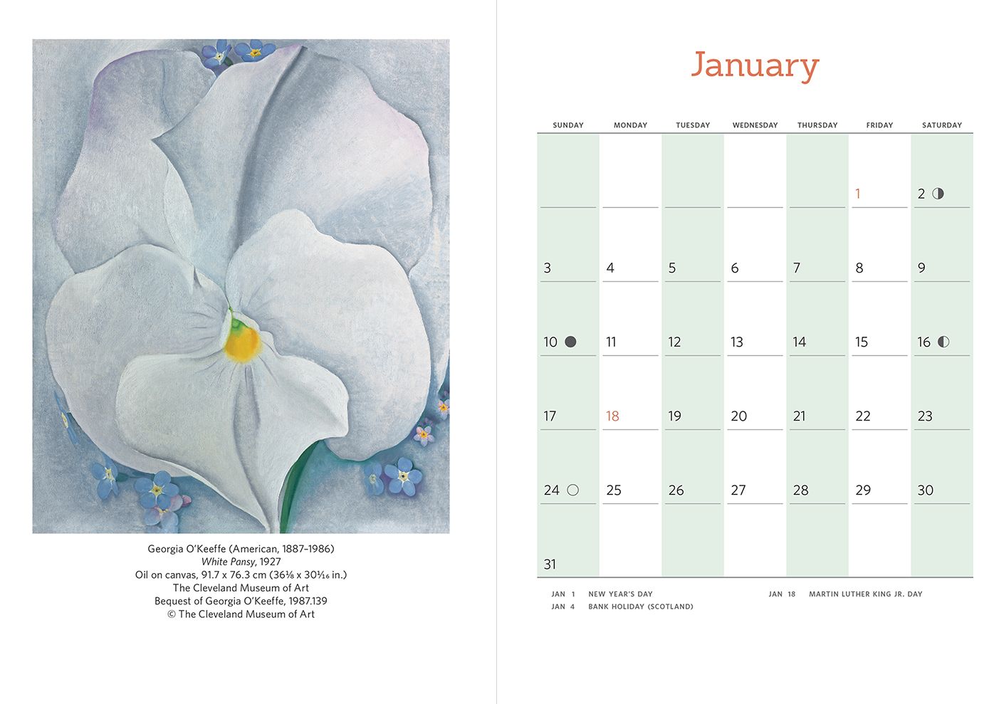 2016 Georgia Okeeffe Engmagement Calendar