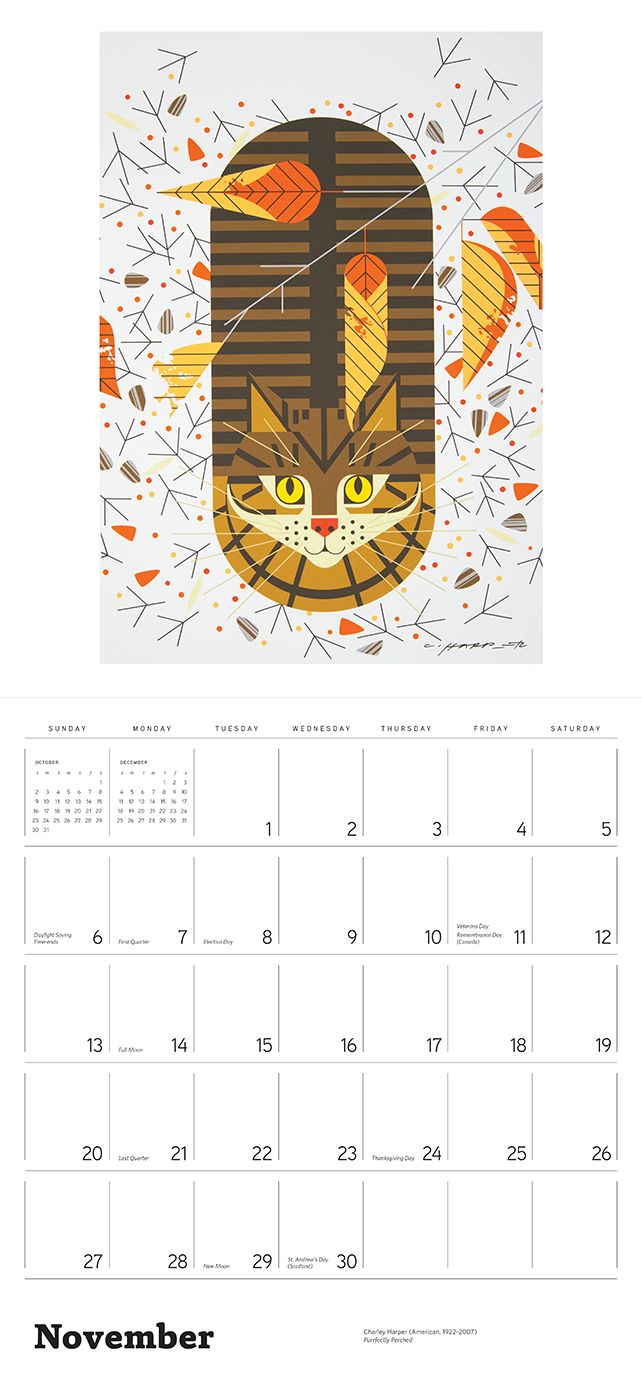 2016 Charley Harper Wall Calendar