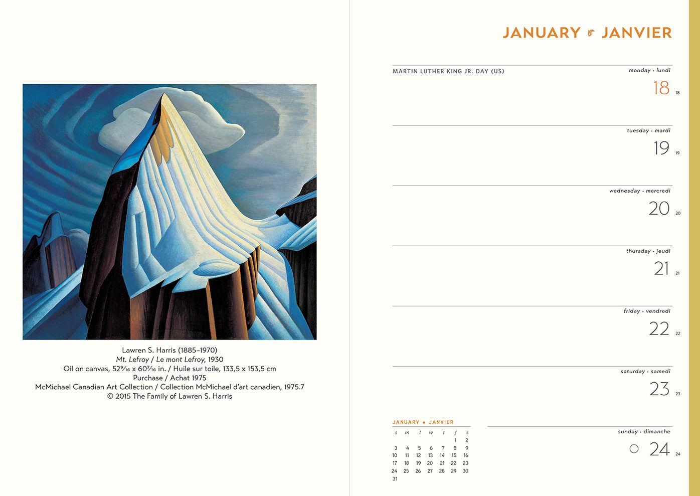 2016 The Group of Seven Engagment Calendar