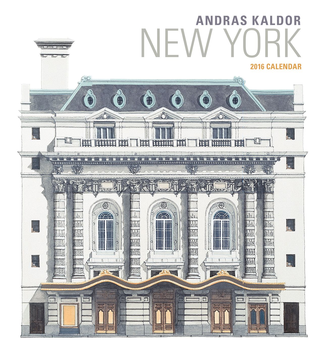 2016 Kaldor New York Wall Calendar