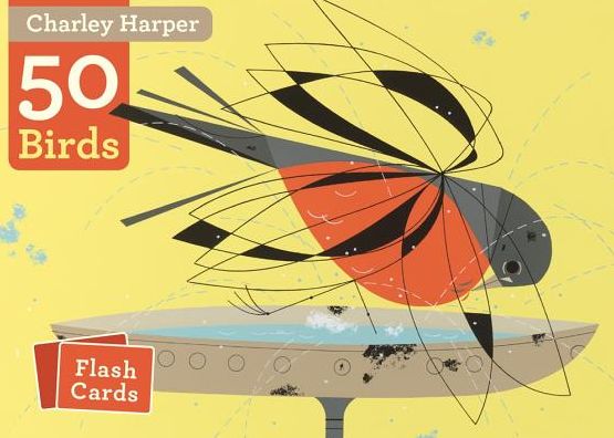 Charley Harper 50 Birds Flash Cards