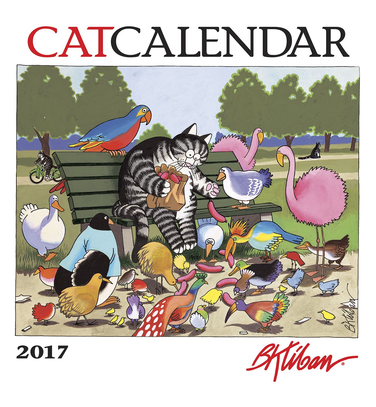 2017 B. Kliban: CatCalendar Wall Calendar