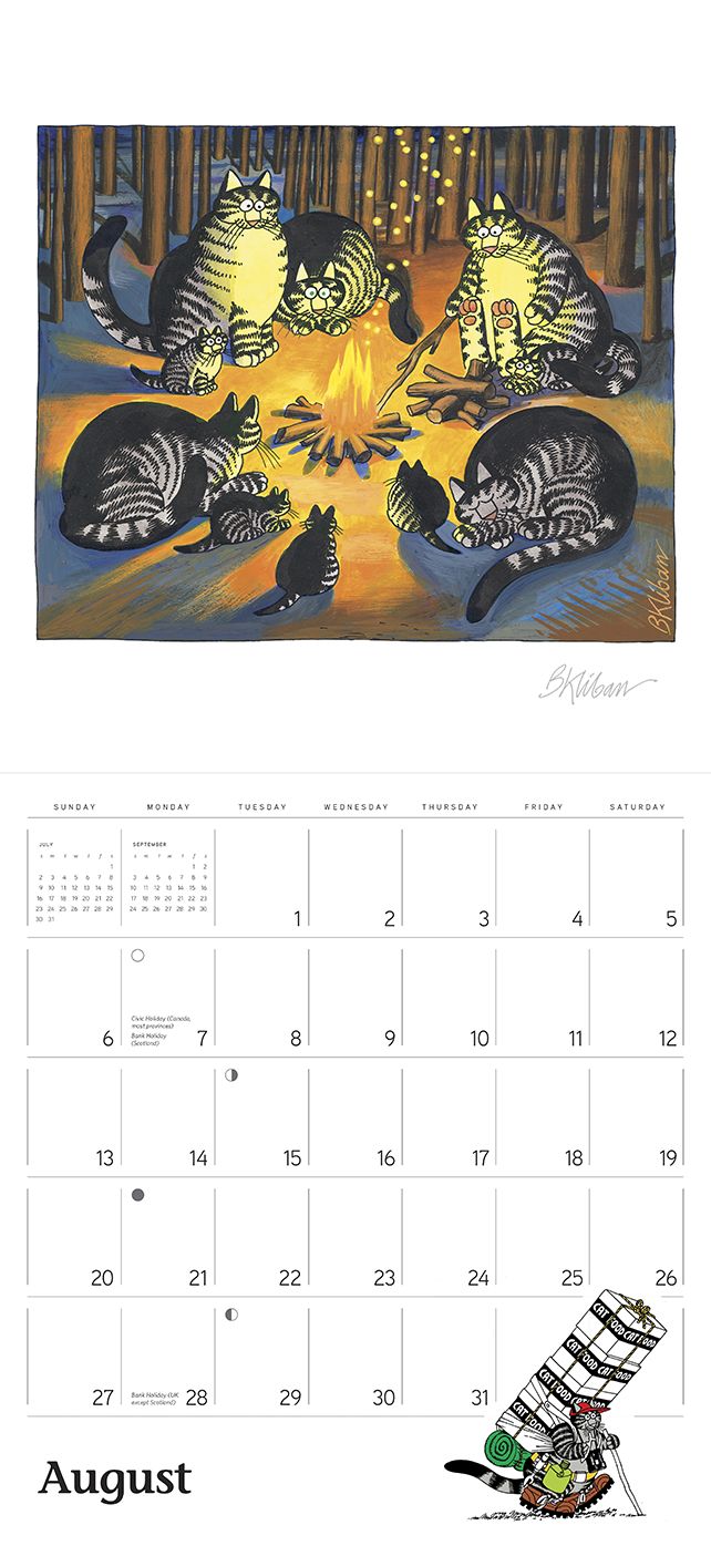2017 B. Kliban: CatCalendar Wall Calendar