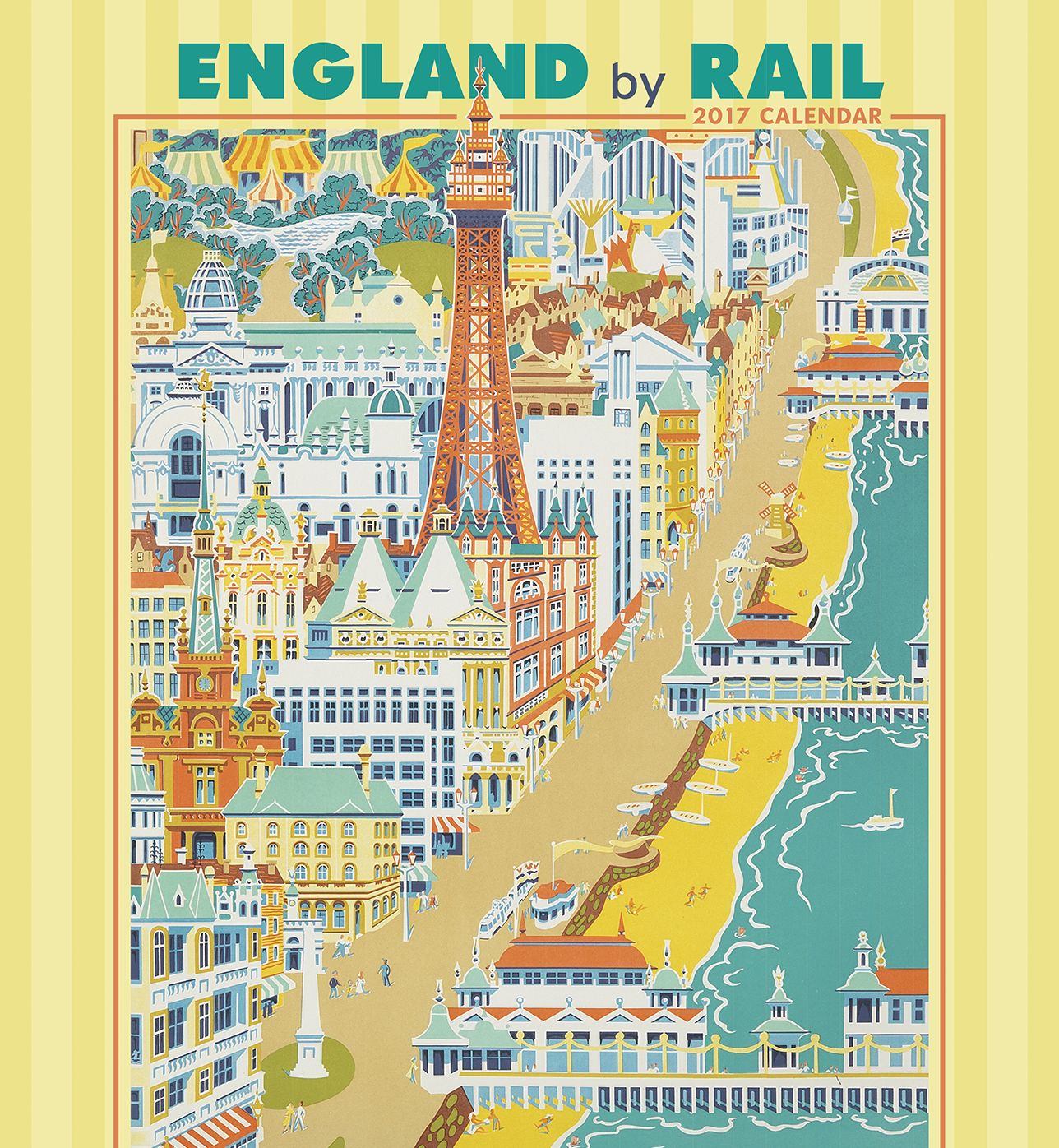 2017 England by Rail Wall Calendar