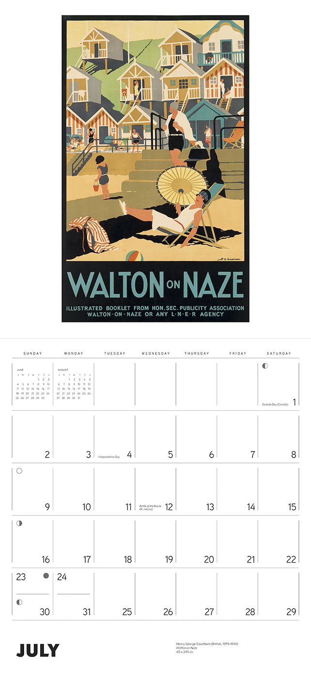 2017 England by Rail Wall Calendar