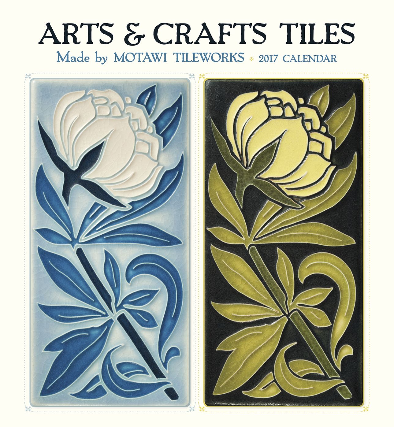 2017 Arts & Crafts Tiles Wall Calendar