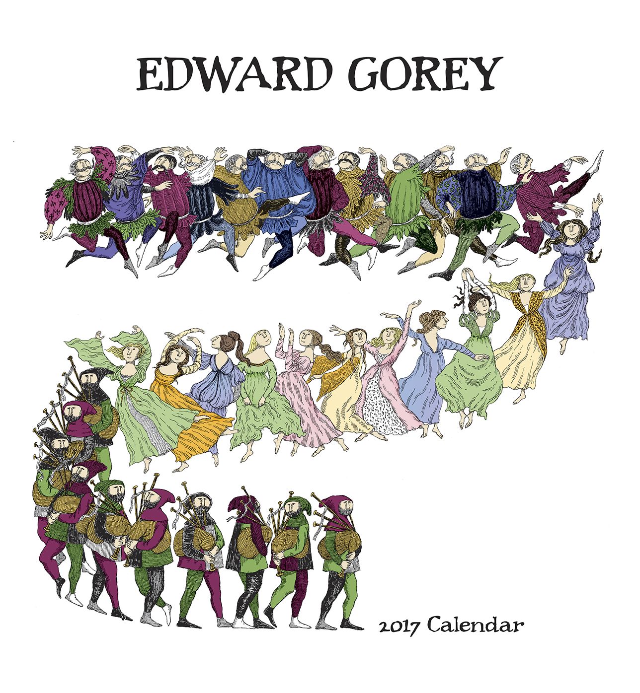2017 Edward Gorey Wall Calendar