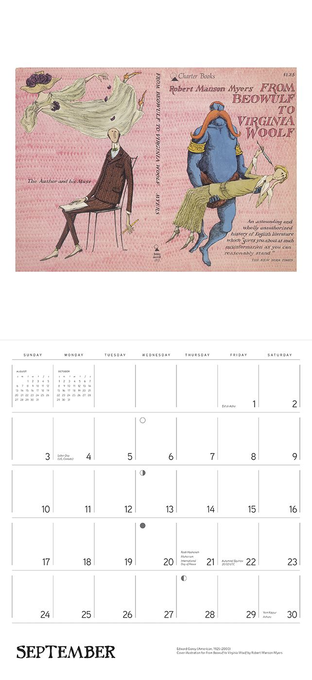 2017 Edward Gorey Wall Calendar