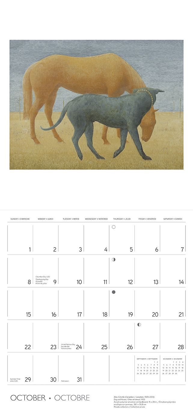 2017 Alex Colville Wall Calendar