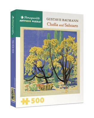 Gustave Baumann: Cholla and Sahuaro Puzzle