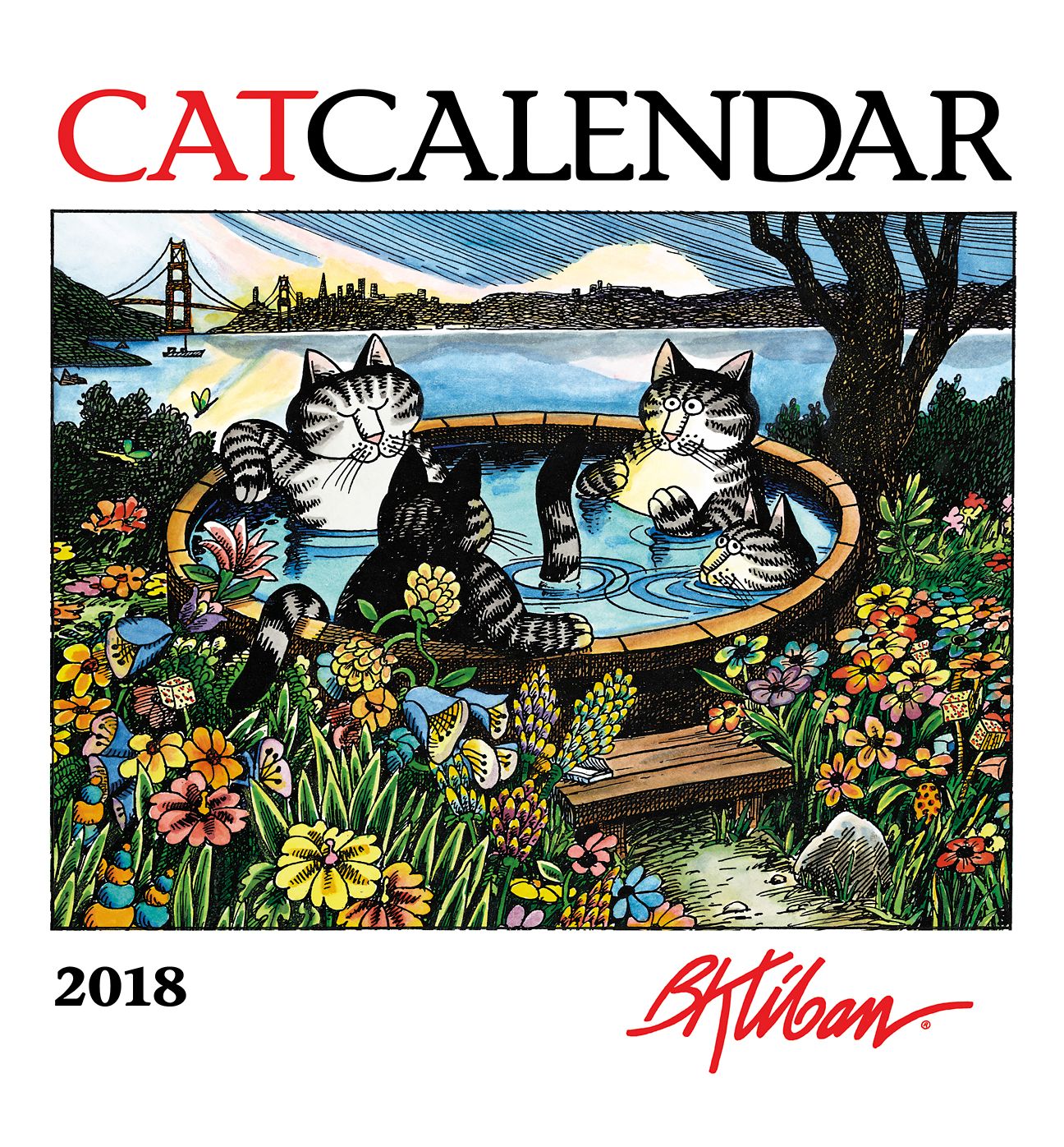 2018 B. Kliban: CatCalendar Mini Wall Calendar
