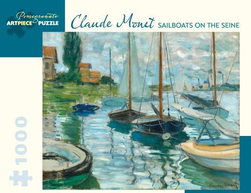 Claude Monet: Sailboats on the Seine 1000-Piece Jigsaw Puzzle