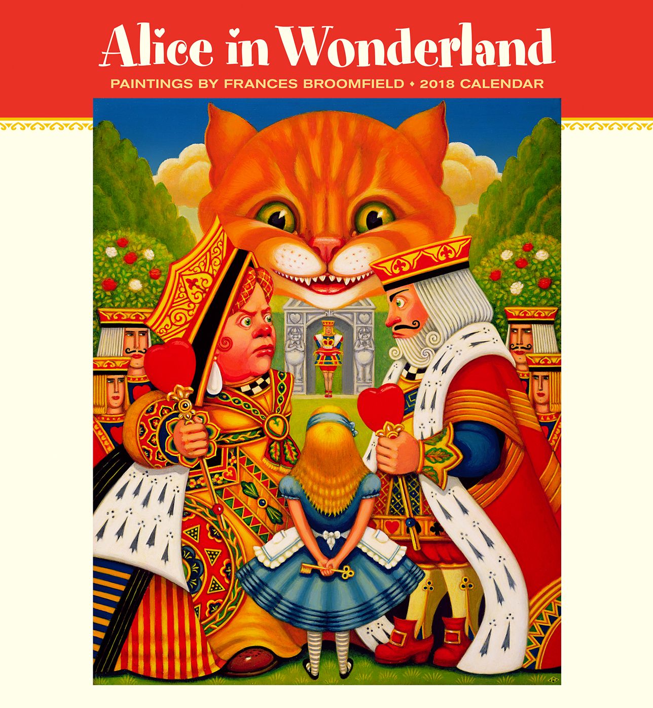 2018 Alice in Wonderland: Paintings by Frances Broomfield WALL CALENDAR