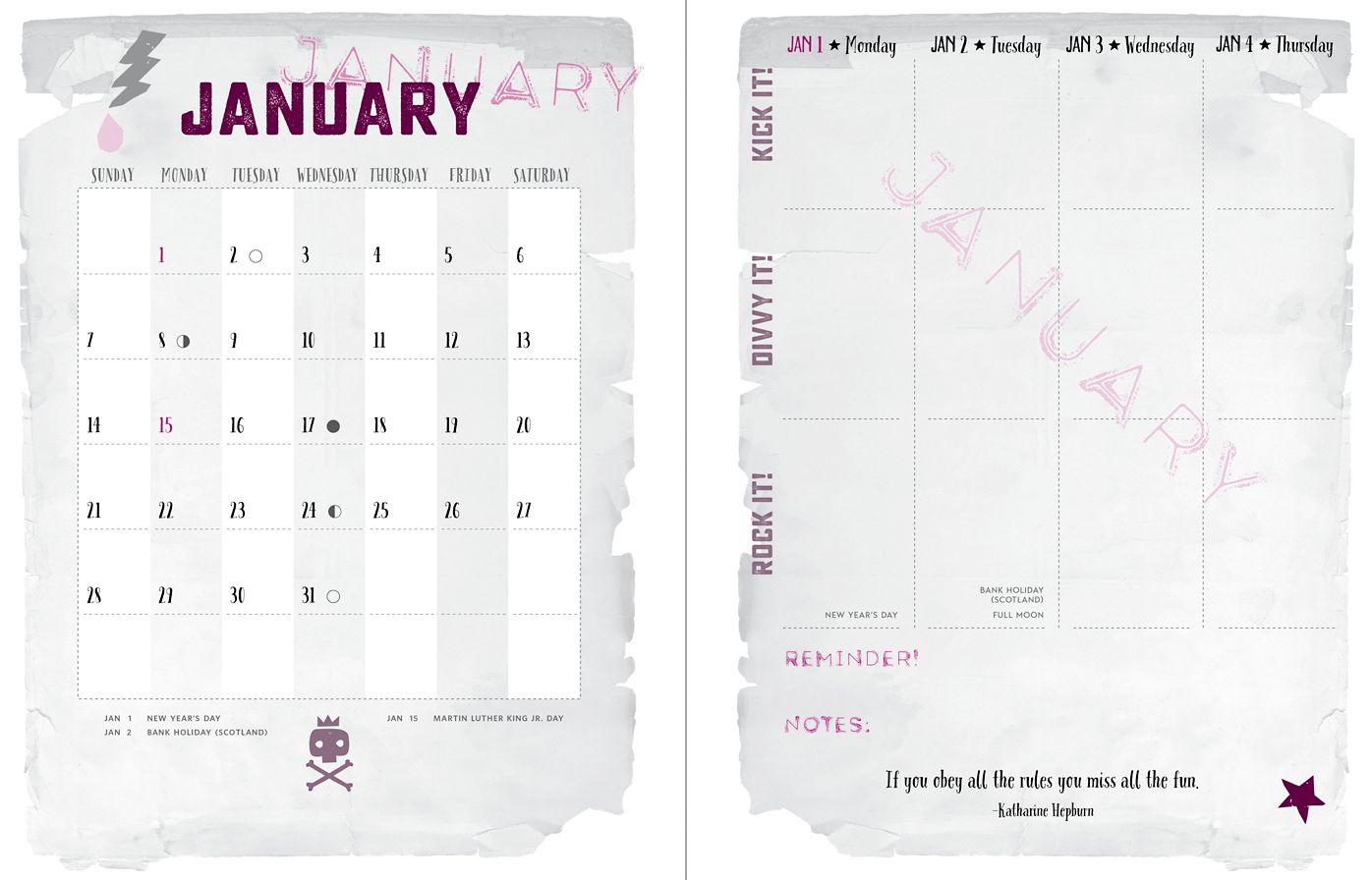 2018 THE BADASS PLANNER