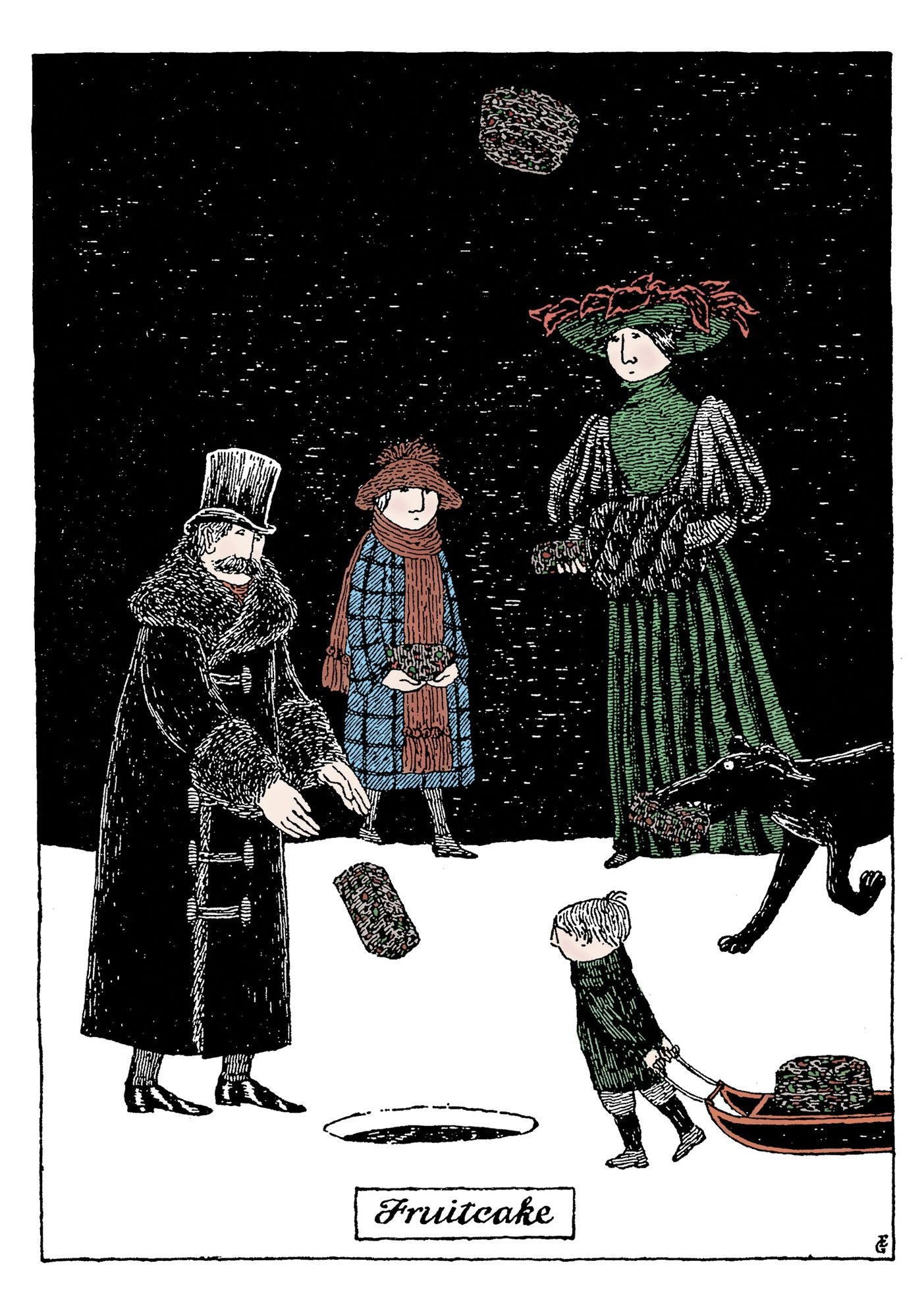Edward Gorey Assorted Christmas Boxed Card