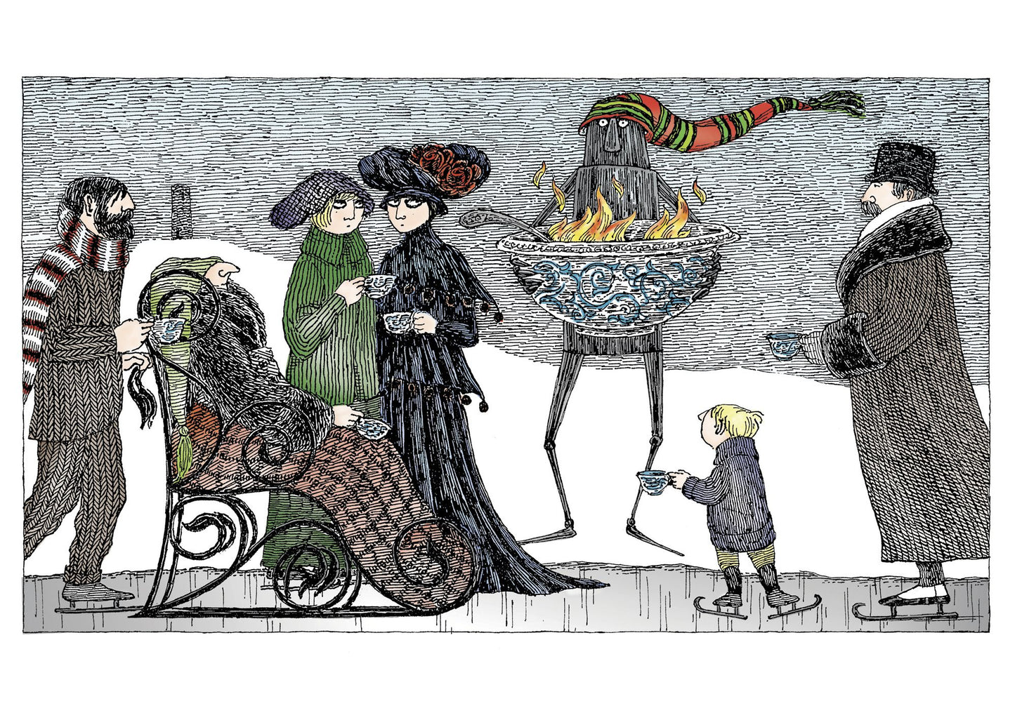 Edward Gorey Assorted Christmas Boxed Card