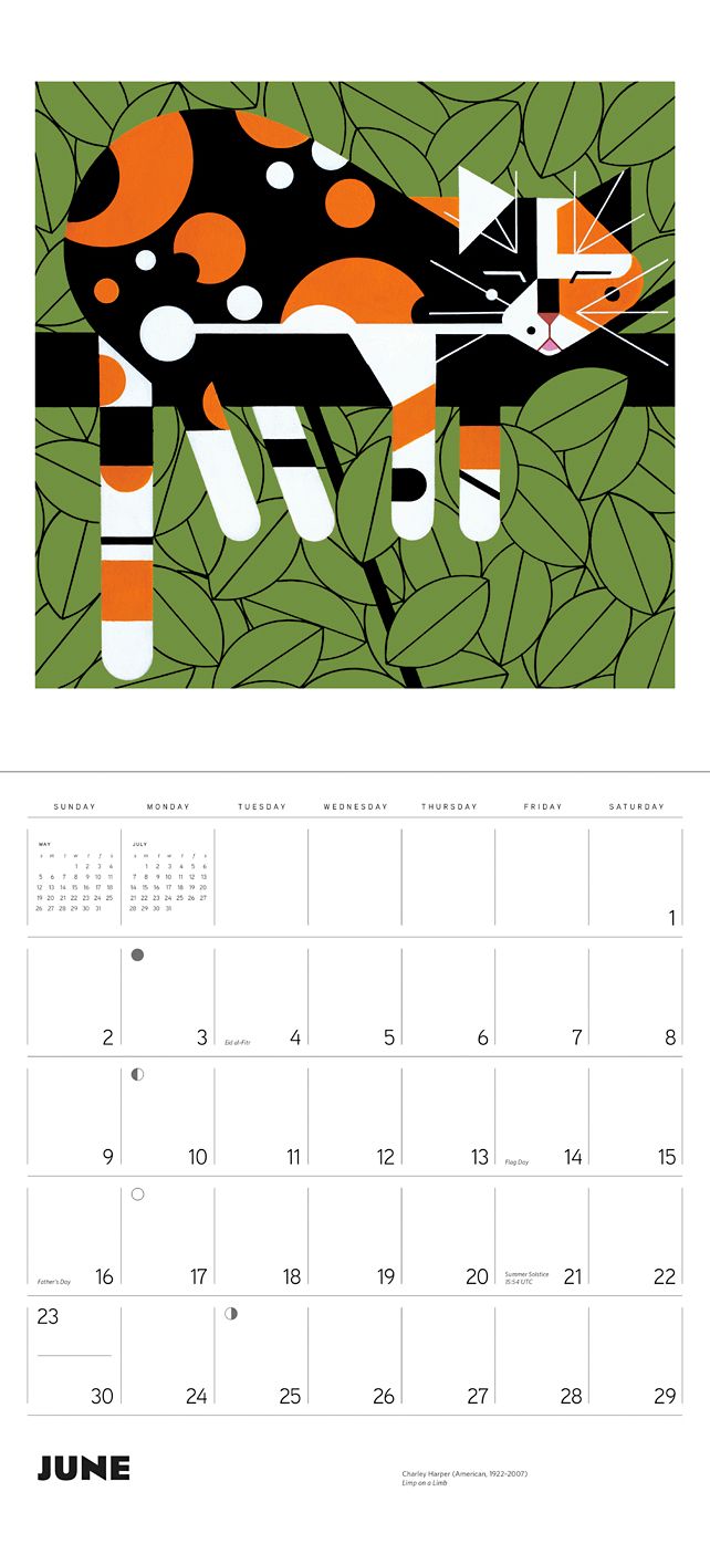 Charley Harper 2019 Wall Calendar