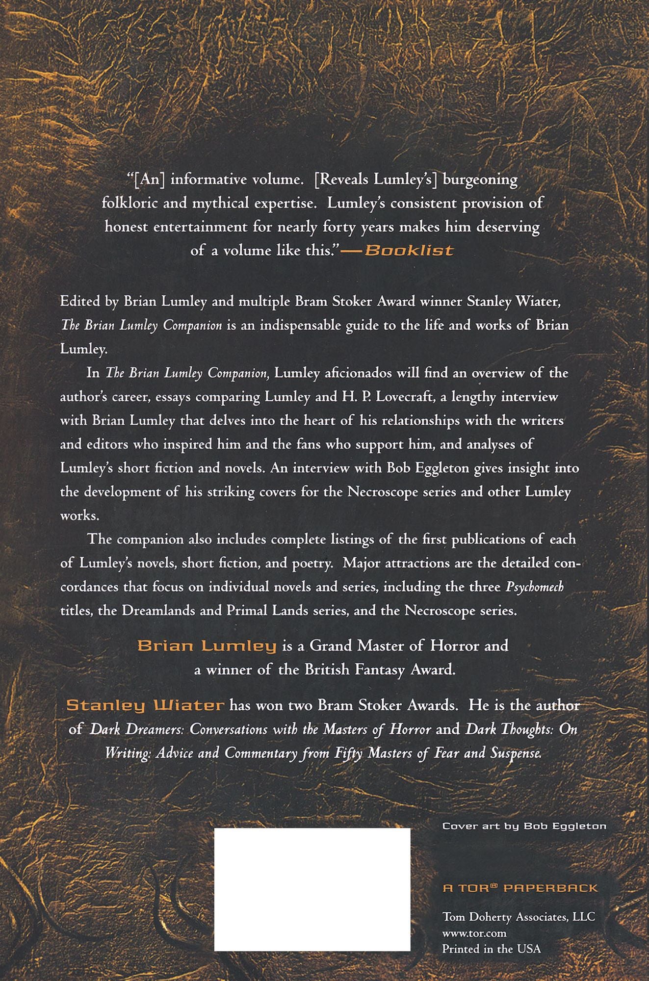 Brian Lumley Companion