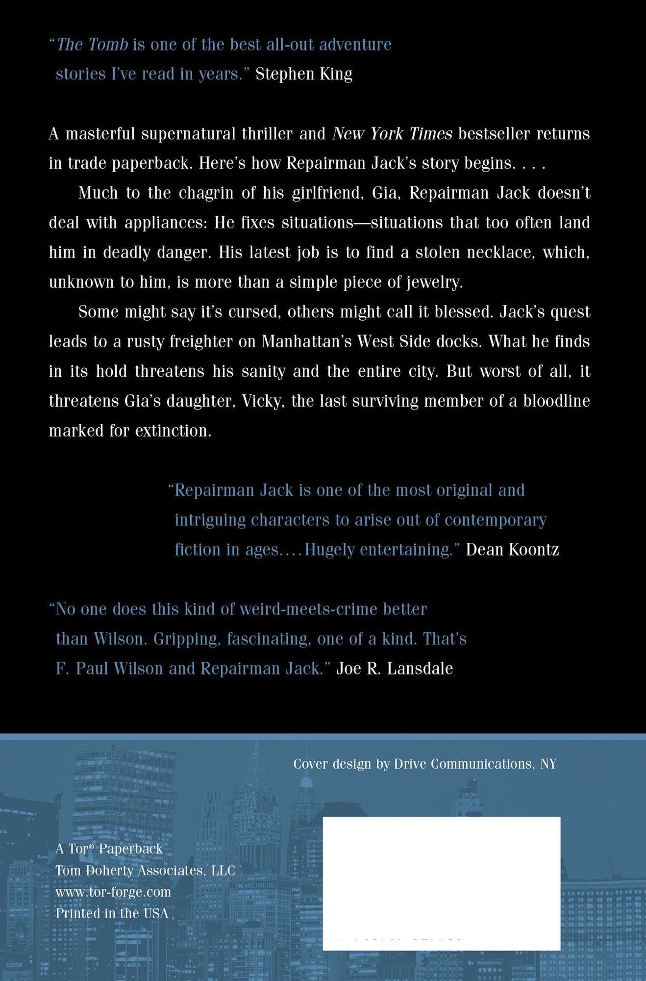 The Tomb (Repairman Jack Series #1/ Adversary Cycle Series #2)