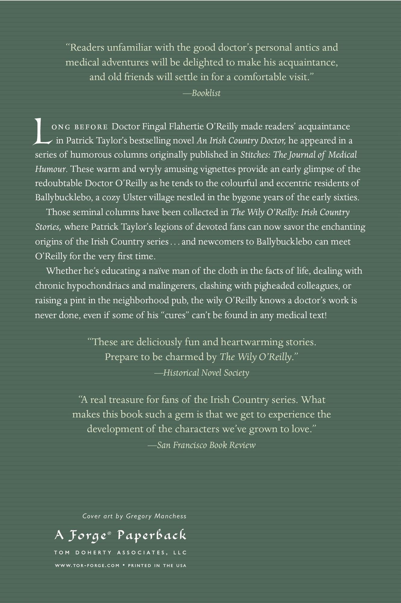 The Wily O'Reilly: Irish Country Stories
