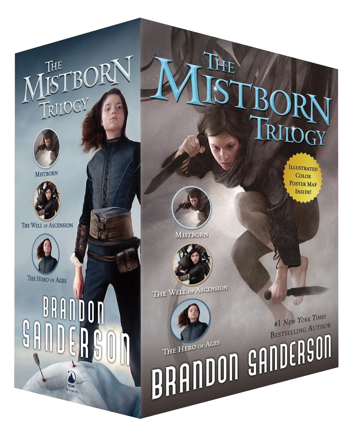 Mistborn Trilogy Set: Mistborn, the Hero of Ages, and the Well of Ascension