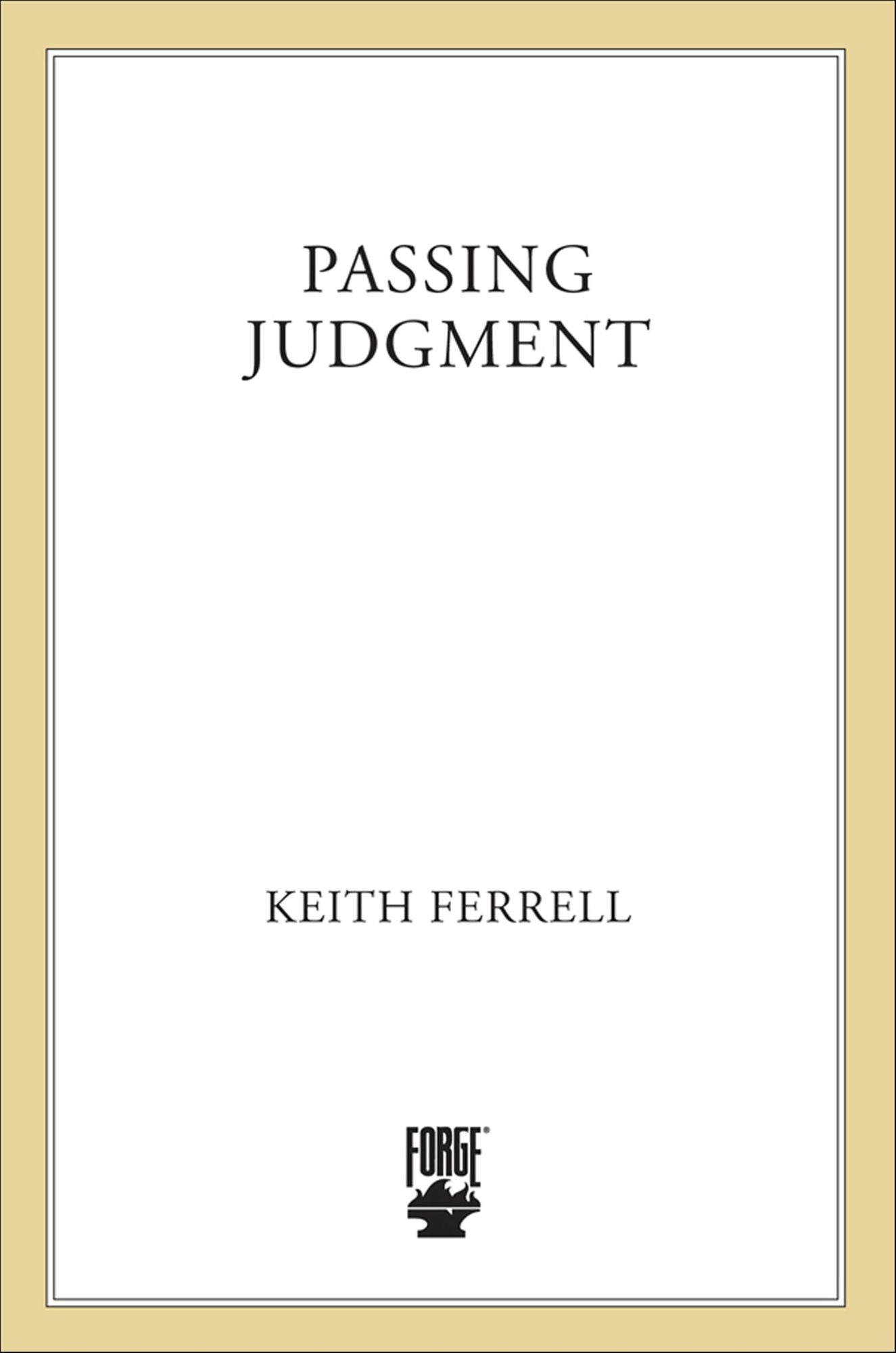 Passing Judgment